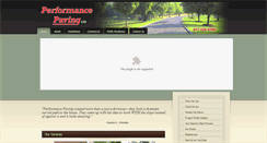 Desktop Screenshot of performancepavingltd.com